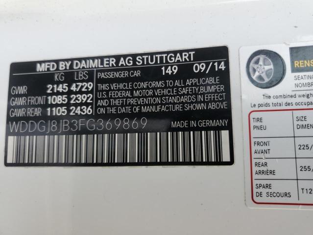 2015 MERCEDES-BENZ C 350 4MAT - WDDGJ8JB3FG369869