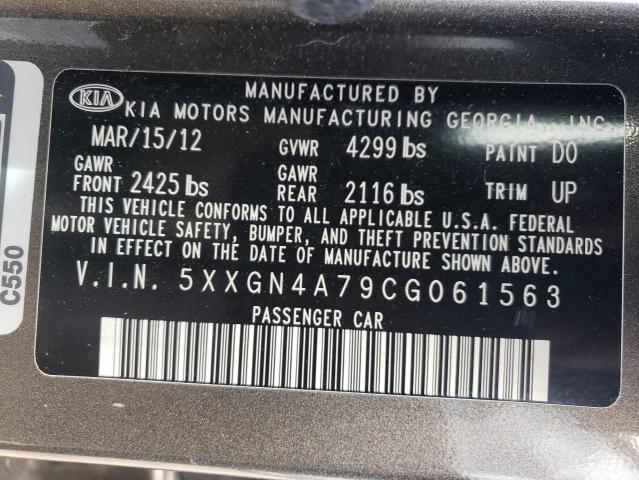 5XXGN4A79CG061563 KIA Optima