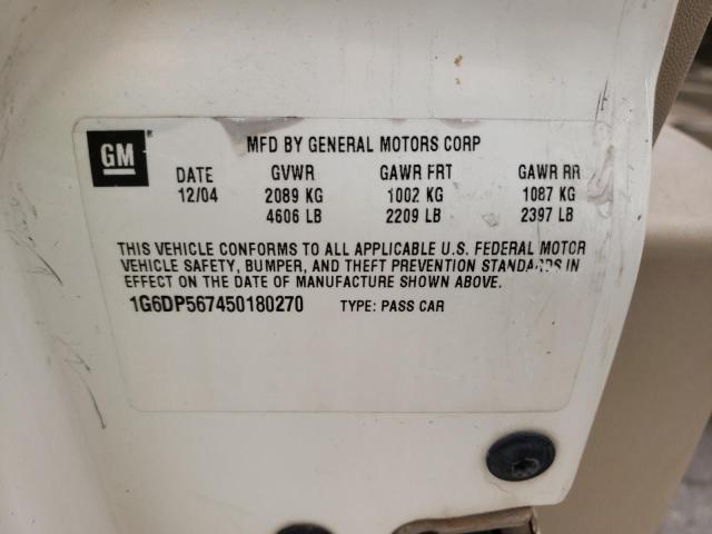 1G6DP567450180270 Cadillac Cts Hi Feature V6