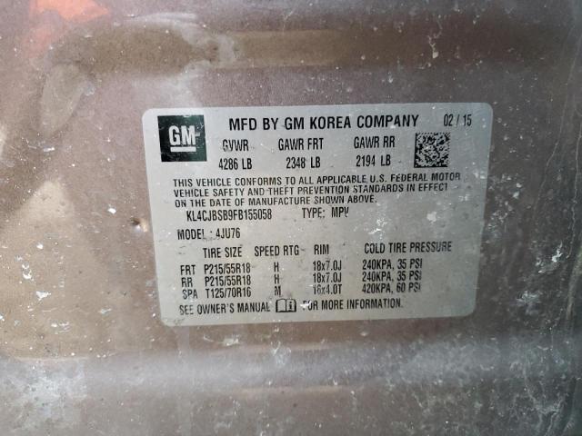 2015 BUICK ENCORE CON - KL4CJBSB9FB155058