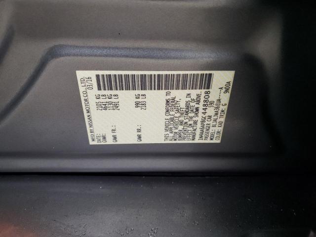 2016 NISSAN MAXIMA 3.5 1N4AA6AP8GC448808