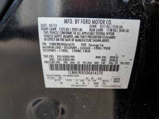 1LNHL9EK5DG616570 Lincoln MKS