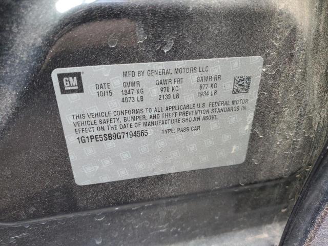 2016 CHEVROLET CRUZE LIMI 1G1PE5SB9G7194565