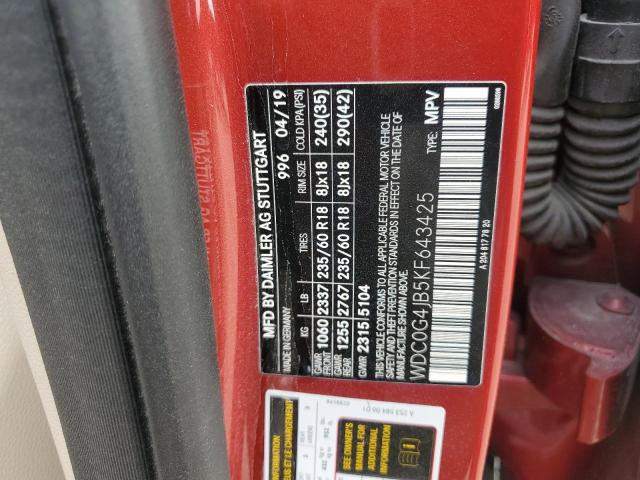 WDC0G4JB5KF643425 Mercedes-Benz GLC 300