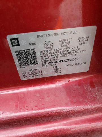 2018 CHEVROLET SILVERADO 1GCVKREH3JZ368902