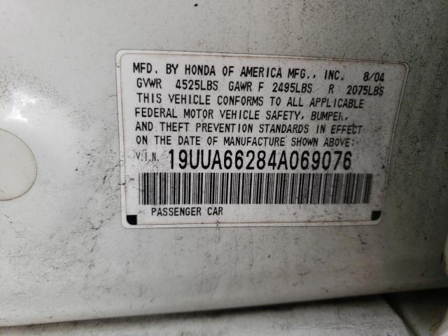19UUA66284A069076 Acura TL