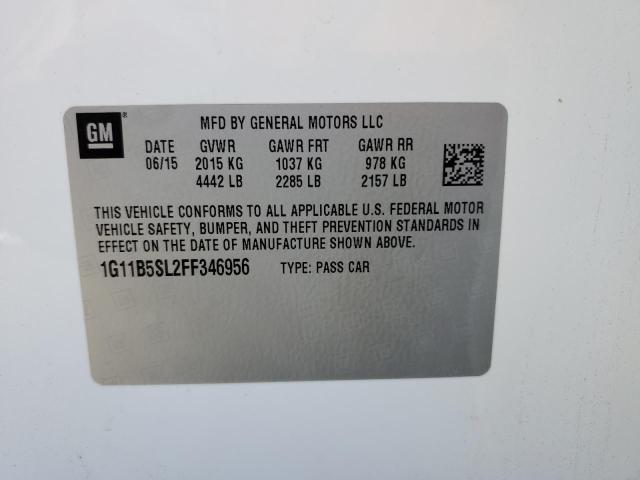 2015 CHEVROLET MALIBU LS - 1G11B5SL2FF346956