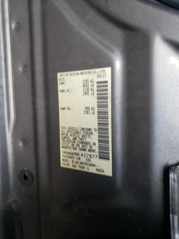 2017 NISSAN MAXIMA 3.5 1N4AA6AP8HC427877