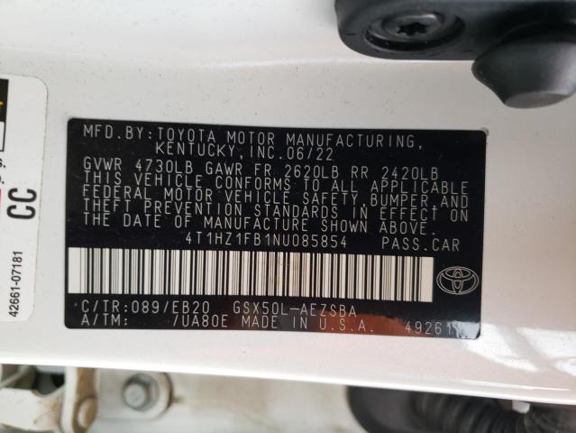 2022 TOYOTA AVALON TOU - 4T1HZ1FB1NU085854