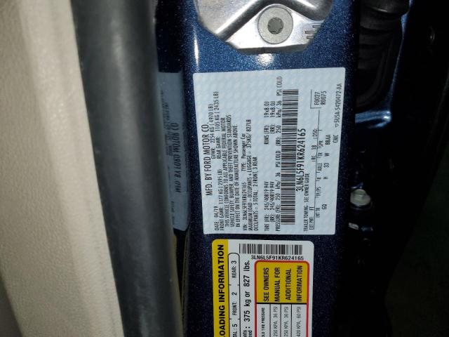 3LN6L5F91KR624165 Lincoln Mkz Reserve Ii