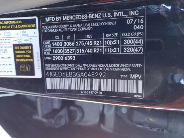 4JGED6EB3GA048292 Mercedes-Benz Gle Coupe 450 4matic