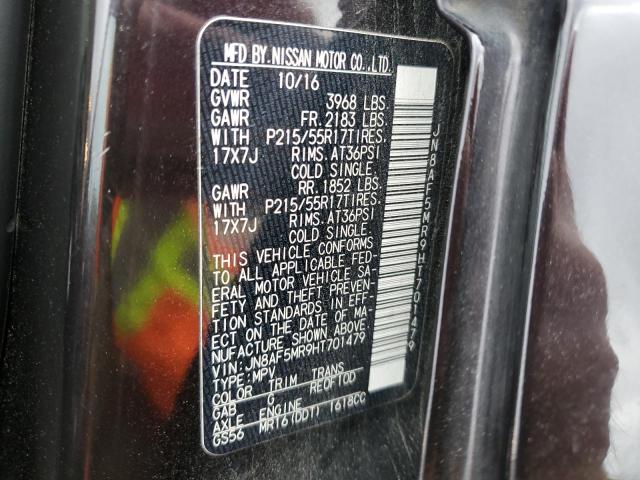 2017 NISSAN JUKE S - JN8AF5MR9HT701479