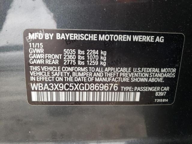 2016 BMW 335 XIGT - WBA3X9C5XGD869676