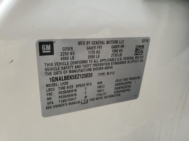 1GNALBEK5EZ120839 Chevrolet Equinox