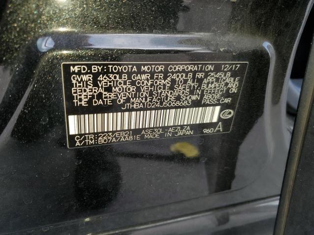 2018 LEXUS IS 300 JTHBA1D24J5068683