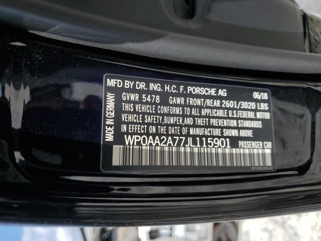 2018 PORSCHE PANAMERA 4 - WP0AA2A77JL115901