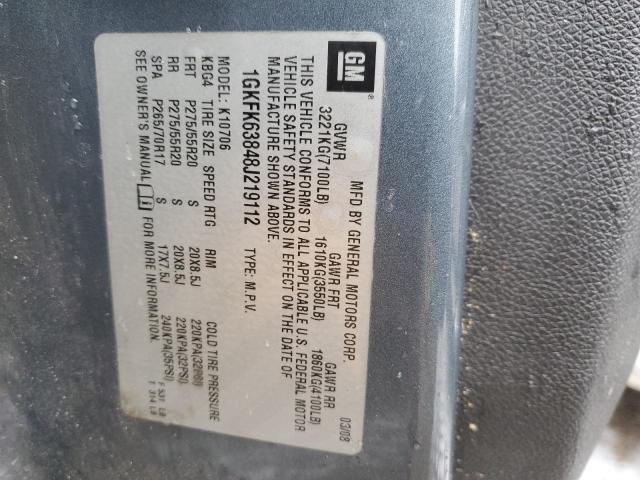 1GKFK63848J219112 GMC Yukon