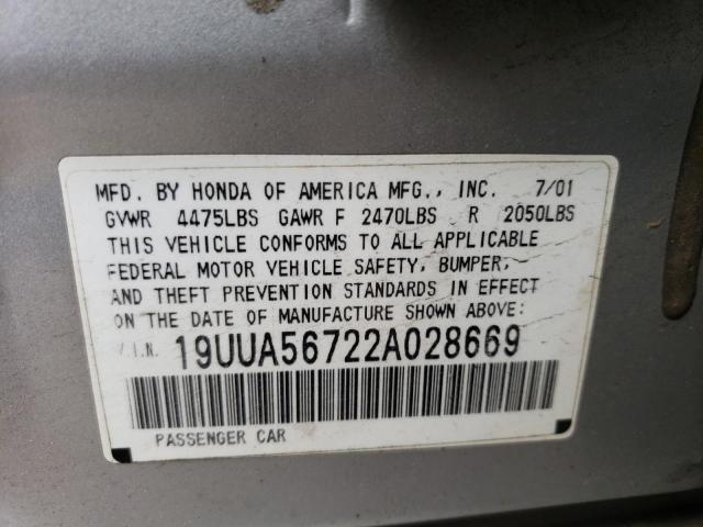 19UUA56722A028669 Acura 3.2TL