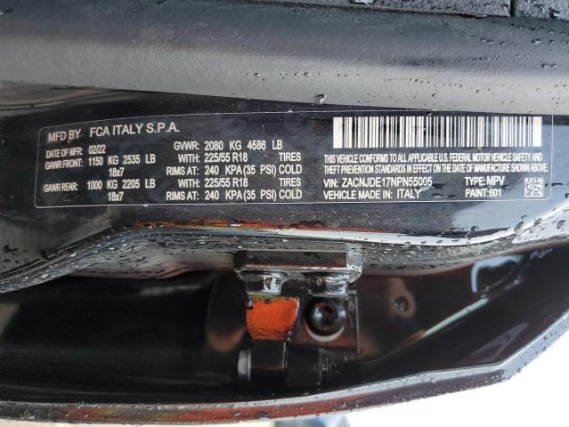 2022 JEEP RENEGADE A - ZACNJDE17NPN55005