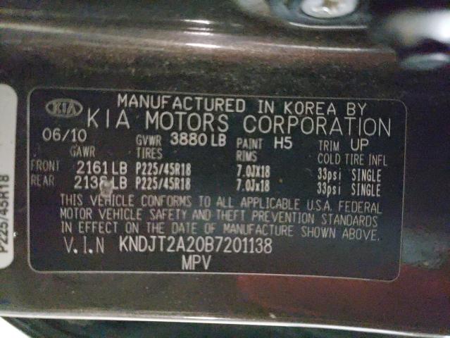 KNDJT2A20B7201138 KIA SOUL +