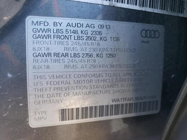 VIN WA1TFAFL9EA051088 2014 Audi A4, Premium no.12