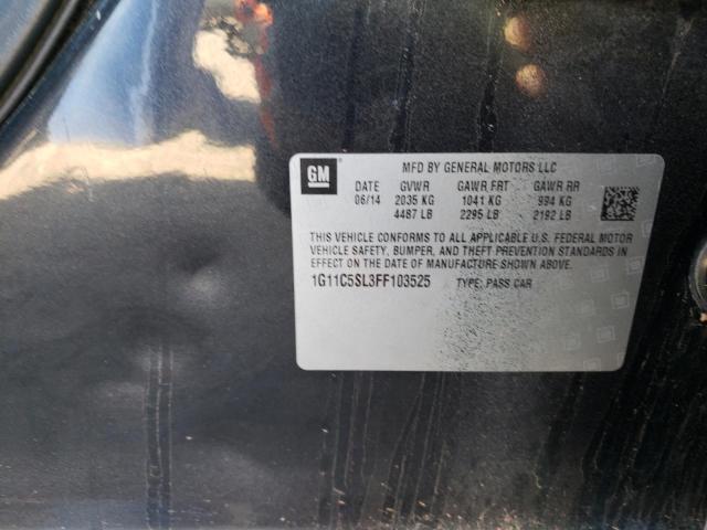 2015 CHEVROLET MALIBU 1LT 1G11C5SL3FF103525