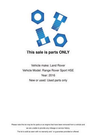 UNDEFINED Land Rover R Rover Sp