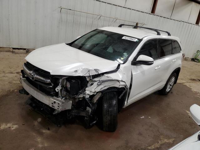 Salvage cars for sale from Copart Lansing, MI: 2015 Toyota Highlander LE