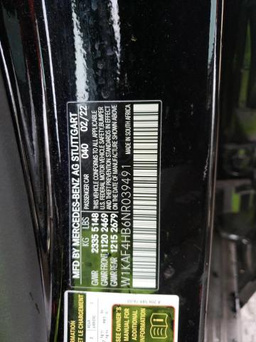 W1KAF4HB6NR039491 Mercedes-Benz C 300 4matic