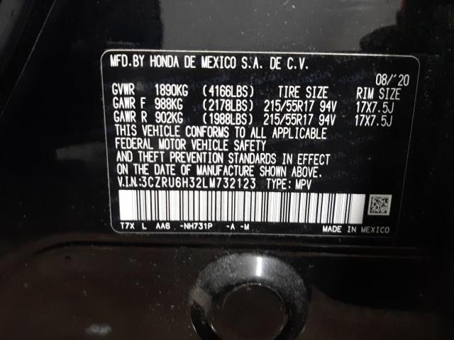 2020 HONDA HRV - 3CZRU6H32LM732123