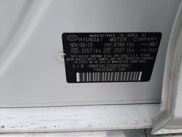 2016 HYUNDAI SONATA PLU - KMHE54L22GA028961
