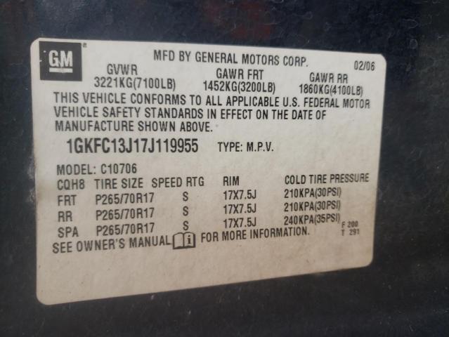 1GKFC13J17J119955 GMC Yukon