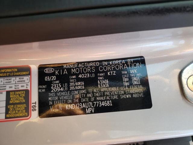 KNDJ23AU7L7734681 KIA SOUL LX