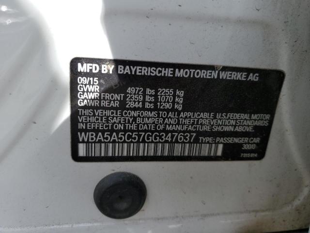 WBA5A5C57GG347637 BMW 528 I