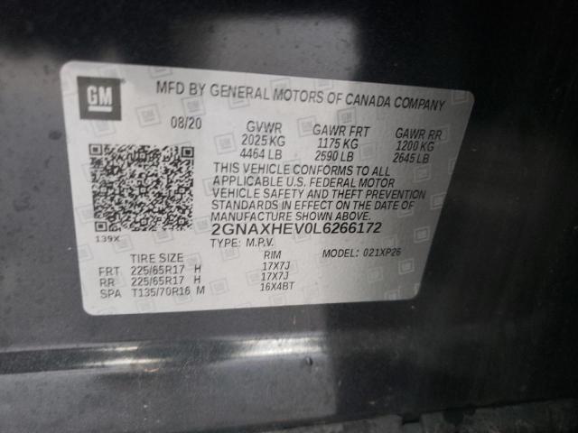 2020 CHEVROLET EQUINOX LS - 2GNAXHEV0L6266172