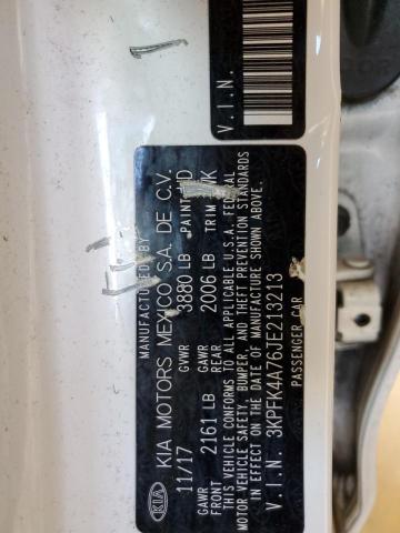 3KPFK4A76JE213213 KIA FORTE LX