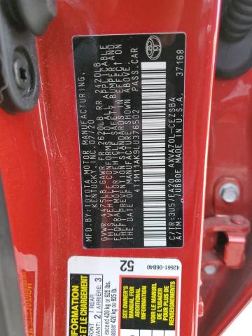 2020 TOYOTA CAMRY SE - 4T1M11AK9LU376502