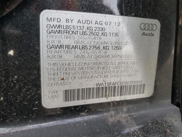 VIN WA19FAFL8DA099884 2013 Audi A4, Premium no.14