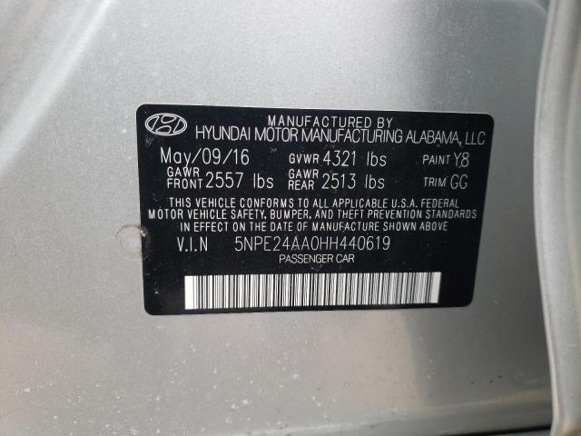 2017 HYUNDAI SONATA ECO - 5NPE24AA0HH440619