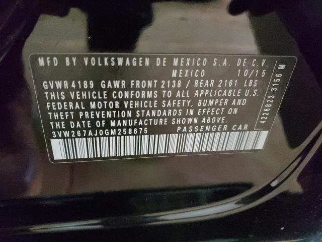 2016 VOLKSWAGEN JETTA S - 3VW267AJ0GM258675