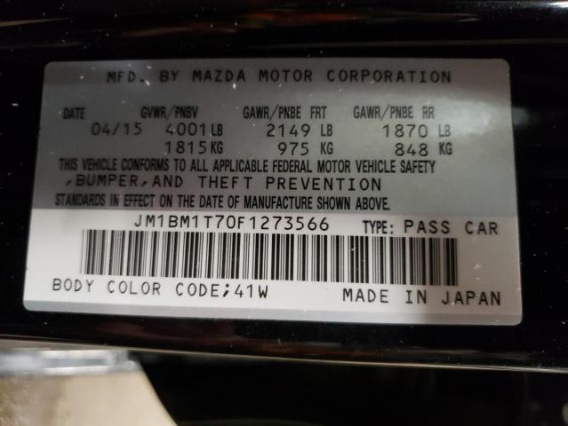 2015 MAZDA 3 SV - JM1BM1T70F1273566
