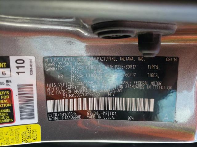 2015 TOYOTA SIENNA LE - 5TDKK3DC7FS528150