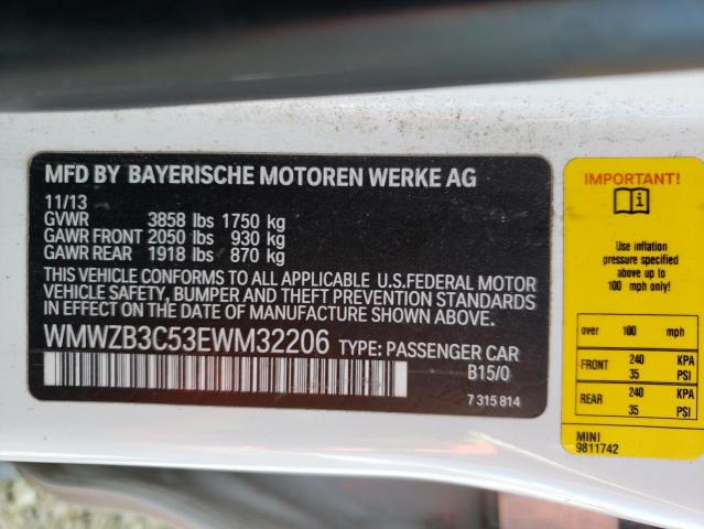 WMWZB3C53EWM32206 Mini Cooper