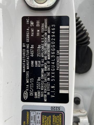 5XXGU4L36GG029463 KIA OPTIMA EX