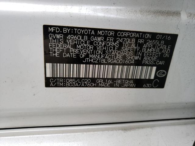 2016 LEXUS GS 350 - JTHCZ1BL9GA001604