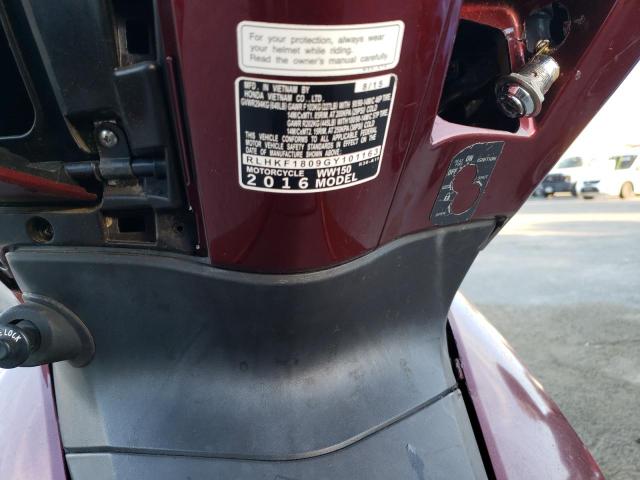 2016 HONDA PCX 150 - RLHKF1809GY101163