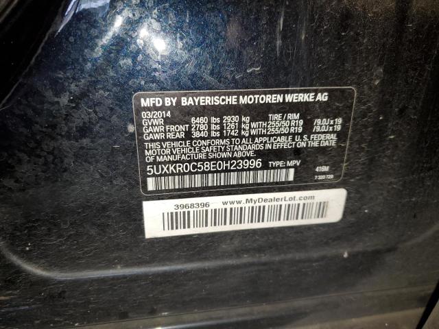 5UXKR0C58E0H23996 BMW X5 Xdrive35i
