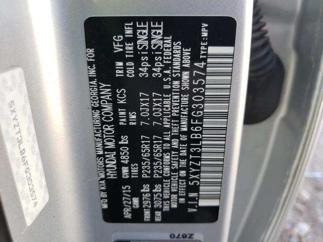 2015 HYUNDAI SANTA FE S - 5XYZT3LB6FG303574