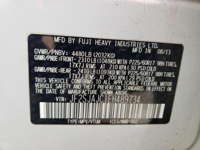 JF2SJAJC1EH489734 Subaru Forester 2.5i Limited