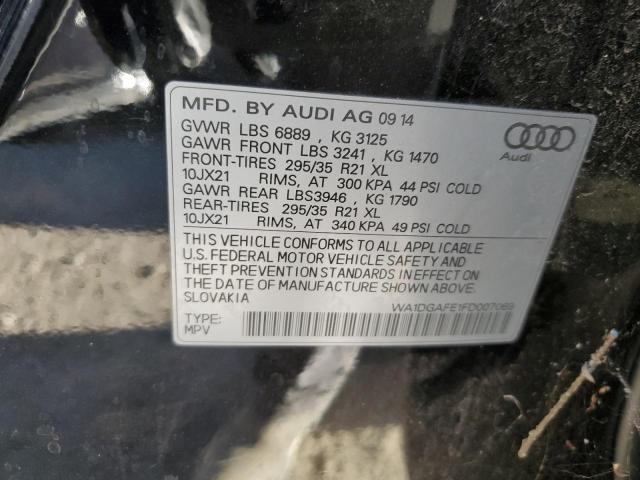 2015 AUDI Q7 PRESTIG - WA1DGAFE1FD007069